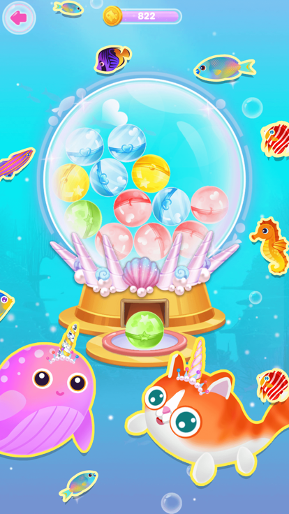 美人鱼公主换装捕鱼游戏游戏截图