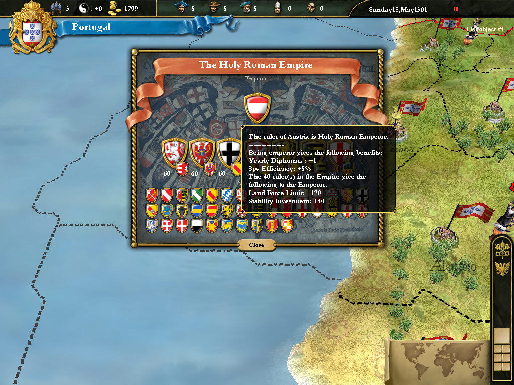 Europa Universalis III Complete游戏截图