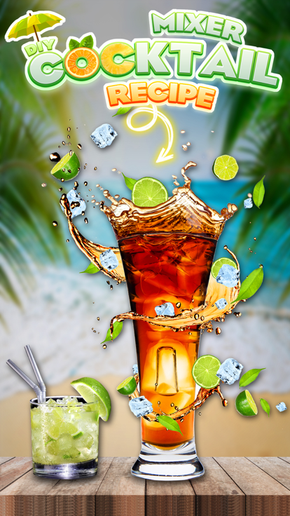 我的鸡尾酒搅拌机 DIY 食谱游戏截图