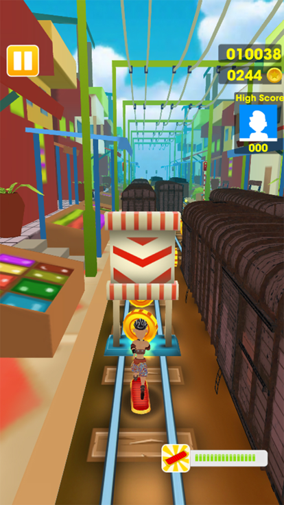 FNF Metro Surfers游戏截图