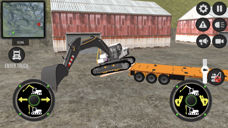 卡车挖掘机模拟器专业版游戏截图