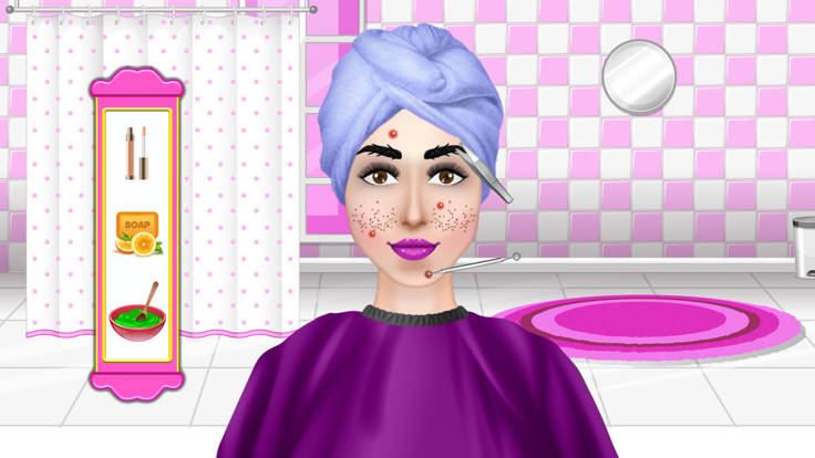 时尚化妆师沙龙游戏截图