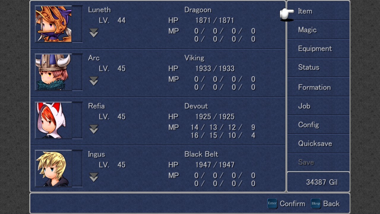 Final Fantasy III (3D Remake)游戏截图