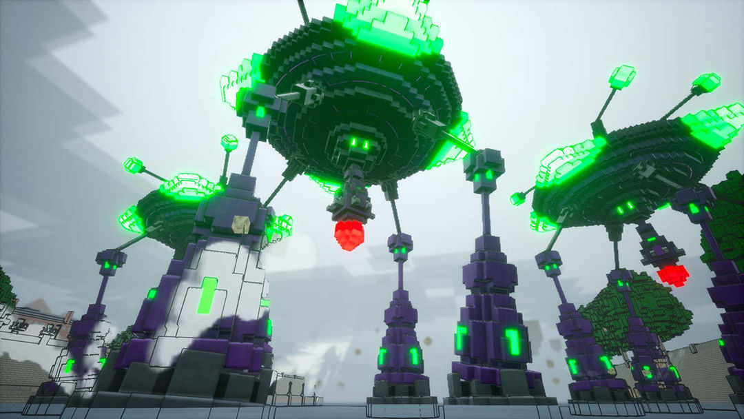 圆滚地球变四方?! 数码方块地球防卫军 EARTH DEFENSE FORCE: WORLD BROTHERS游戏截图