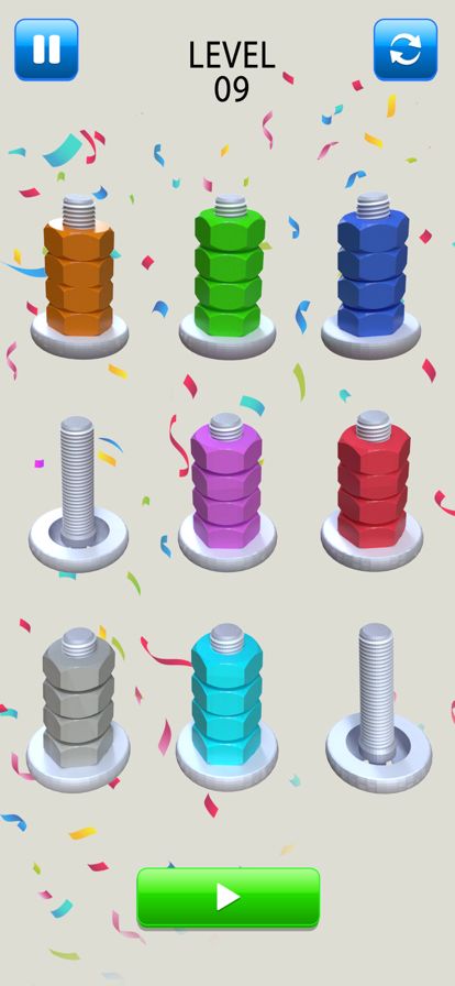 Nuts & Bolts Sort Puzzle Game游戏截图