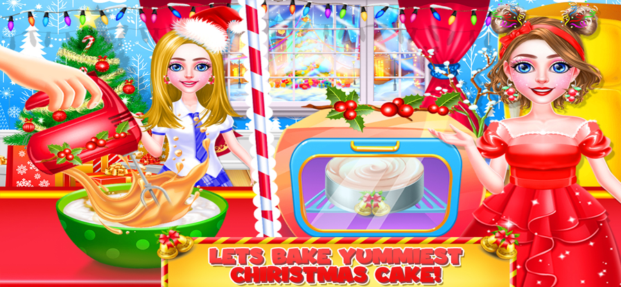 School Girls Christmas Party游戏截图