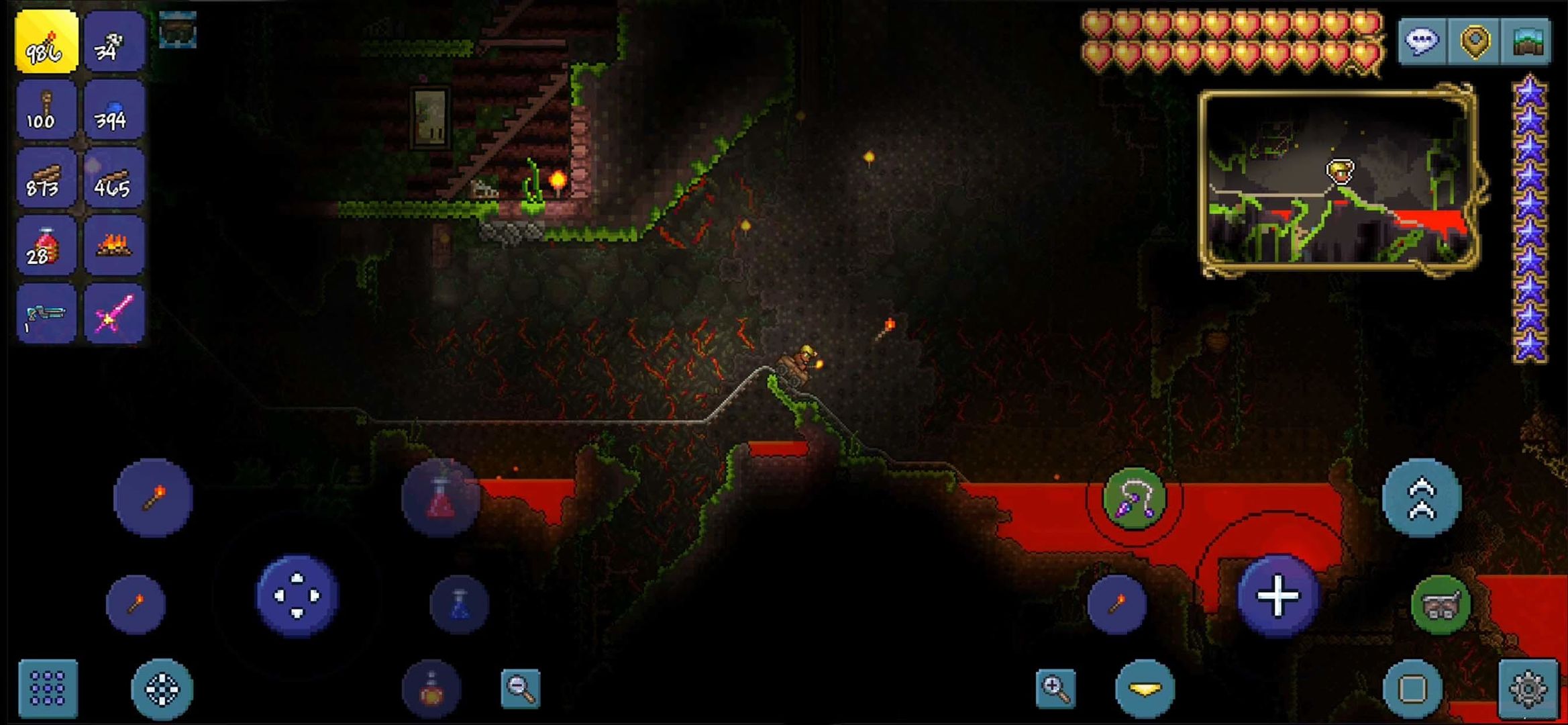 Screenshot of Terraria