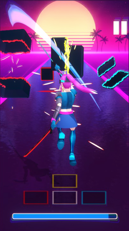 Cyber Beat Ghost Slasher游戏截图