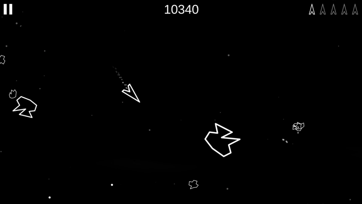 Asteroids -retro space shooter游戏截图