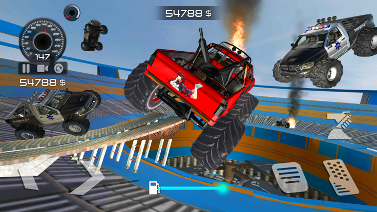 Mega Monster Truck Offroad 4x4游戏截图