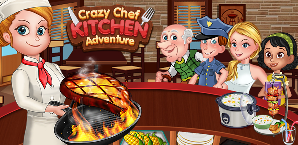 疯狂的厨师厨房冒险游戏截图
