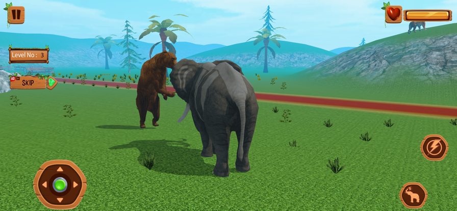 Scary Elephant Animal Wildlife游戏截图