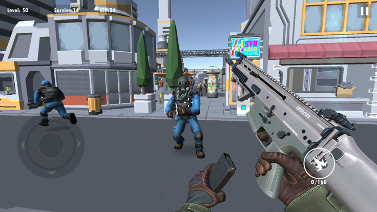 吃鸡枪战:打僵尸单机小游戏游戏截图