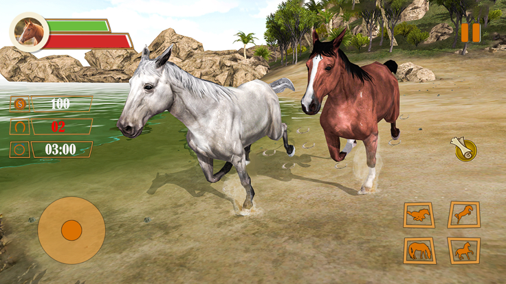 Wild Forest Horse Simulator游戏截图