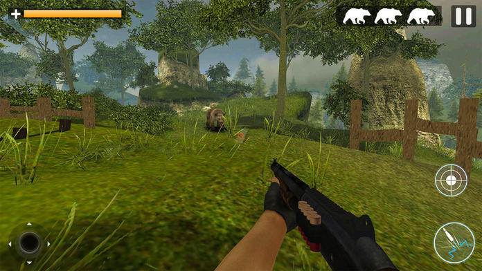 熊 丛林 攻击游戏截图