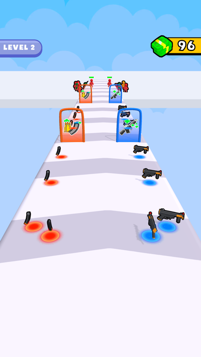 Bullet and Gun Run游戏截图
