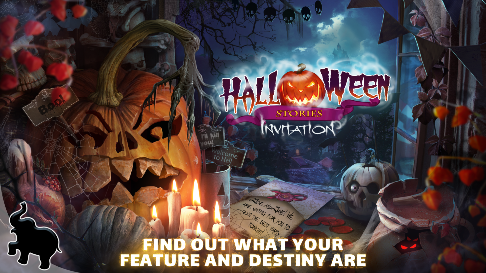 Halloween Stories: Invitation - Hidden Objects游戏截图