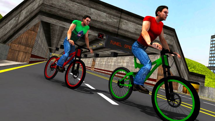 Rooftop BMX Bicycle Stunt Rider - Cycle Simulation游戏截图