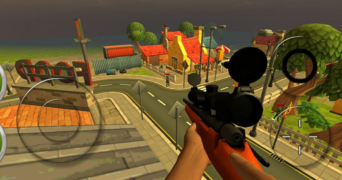 火柴人僵尸小镇游戏截图