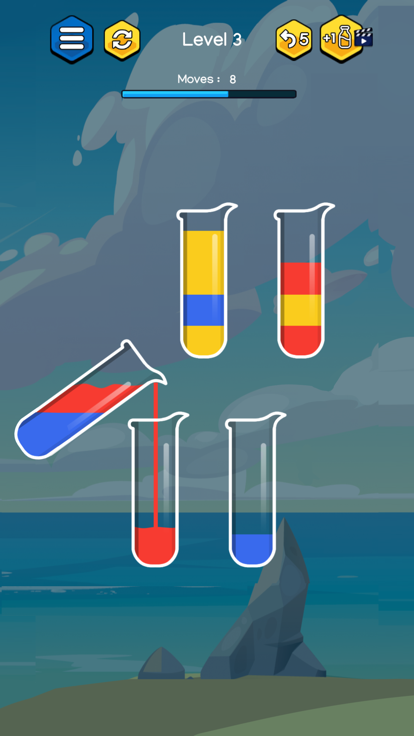 Color Sorting Puzzle游戏截图
