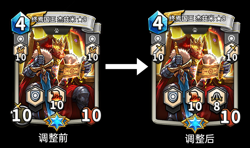 国王杰兹米机制调整