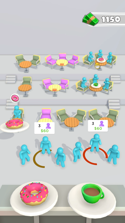 Restaurant Seating Idle 3D游戏截图