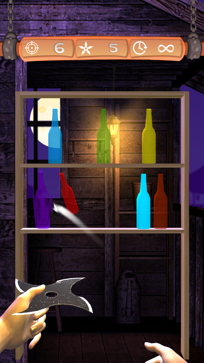 Ninja Shuriken Hit & Knockdown游戏截图