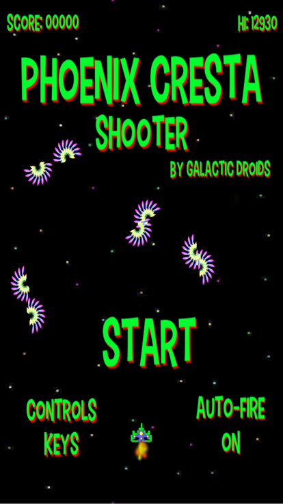 Phoenix Cresta Arcade Shooter游戏截图