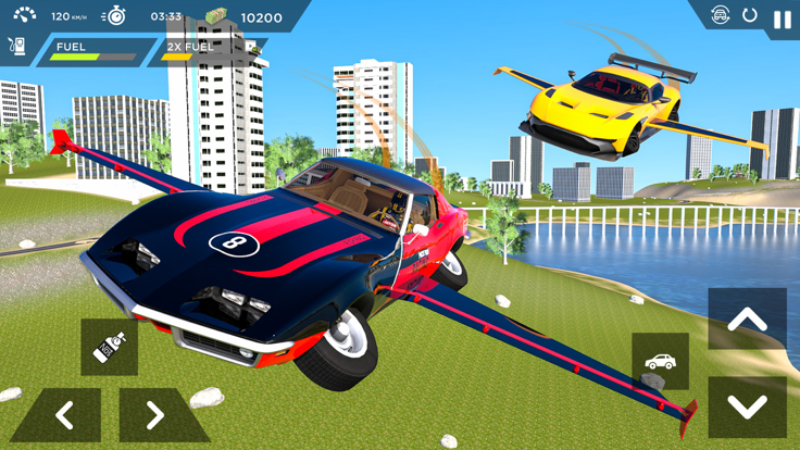 Flying Car Sim: Car Games 2022游戏截图