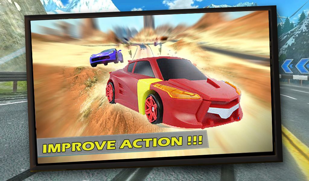 Screenshot of Adventure Of Turning Mecard Racing Game