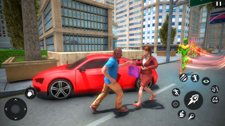 Amazing Rope Hero - Crime City游戏截图