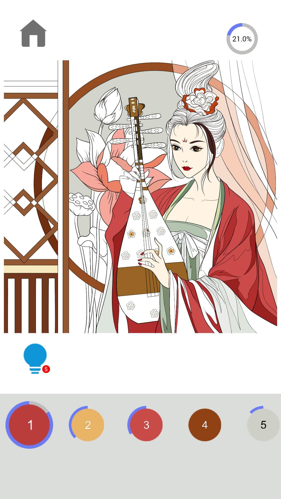 指尖涂色游戏截图