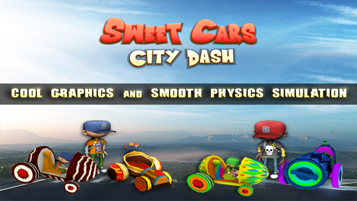 Sweet Cars City Dash游戏截图