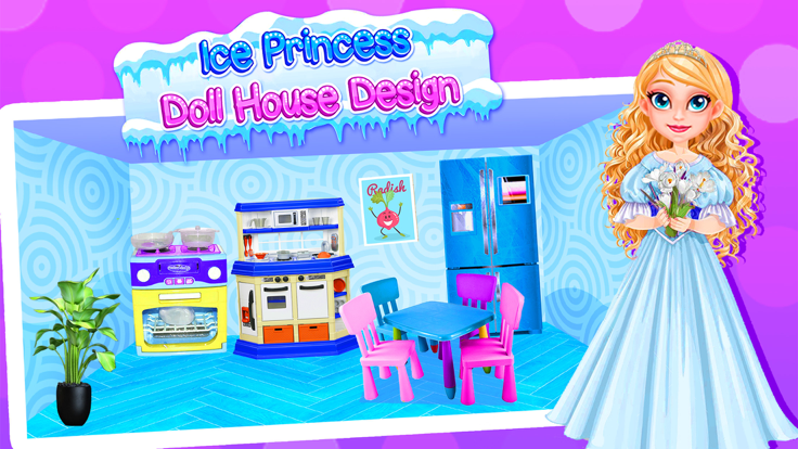 Ice Princess Doll House Design游戏截图