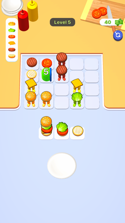 Burger Jam: Cooking Puzzle游戏截图