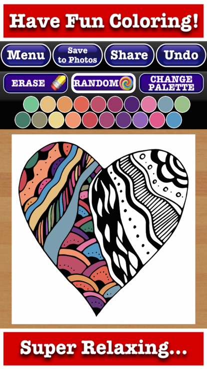 Totally Relaxing Coloring Book游戏截图