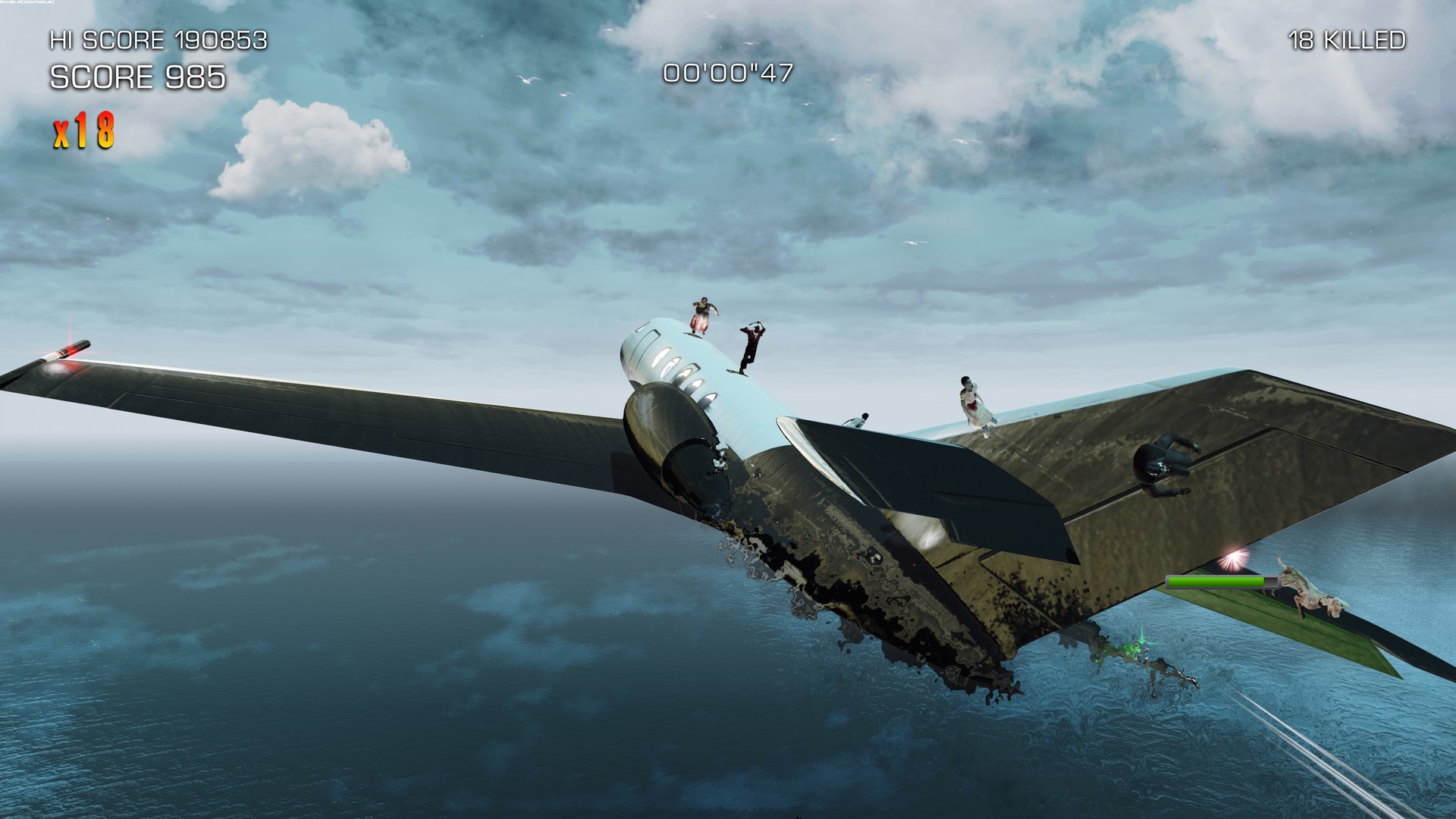 Zombies on a Plane游戏截图