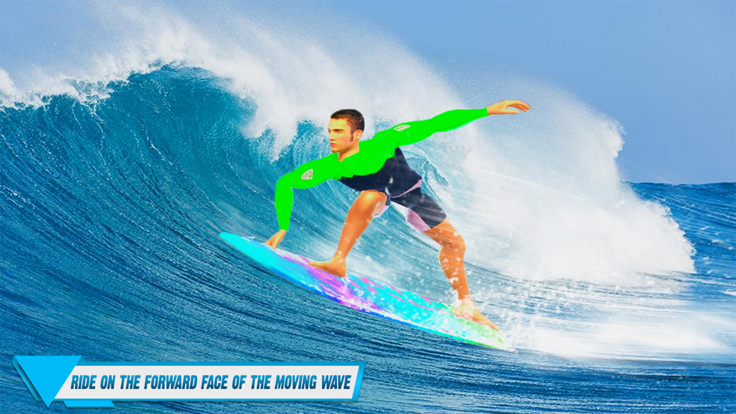 Beach Water Surfing Fun Race游戏截图