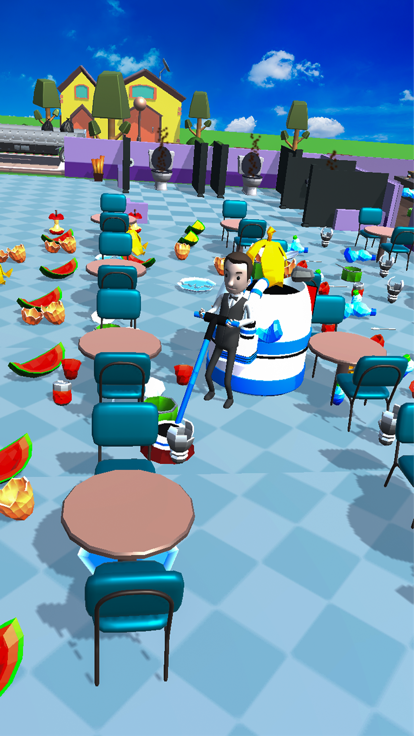 Cleanup Restaurant Sim Game游戏截图