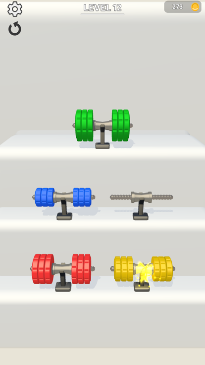 Barbell Sort游戏截图