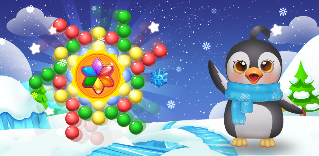 南极企鹅大冒险泡泡游戏截图