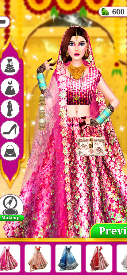 Indian Wedding Dress Up Games游戏截图