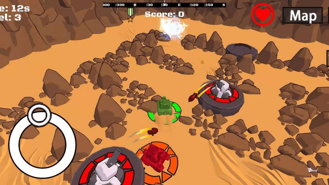 MazeTank游戏截图