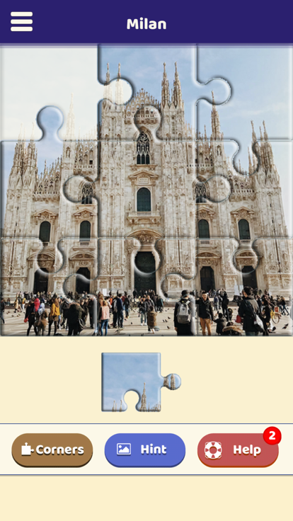 Milan Sightseeing Puzzle游戏截图