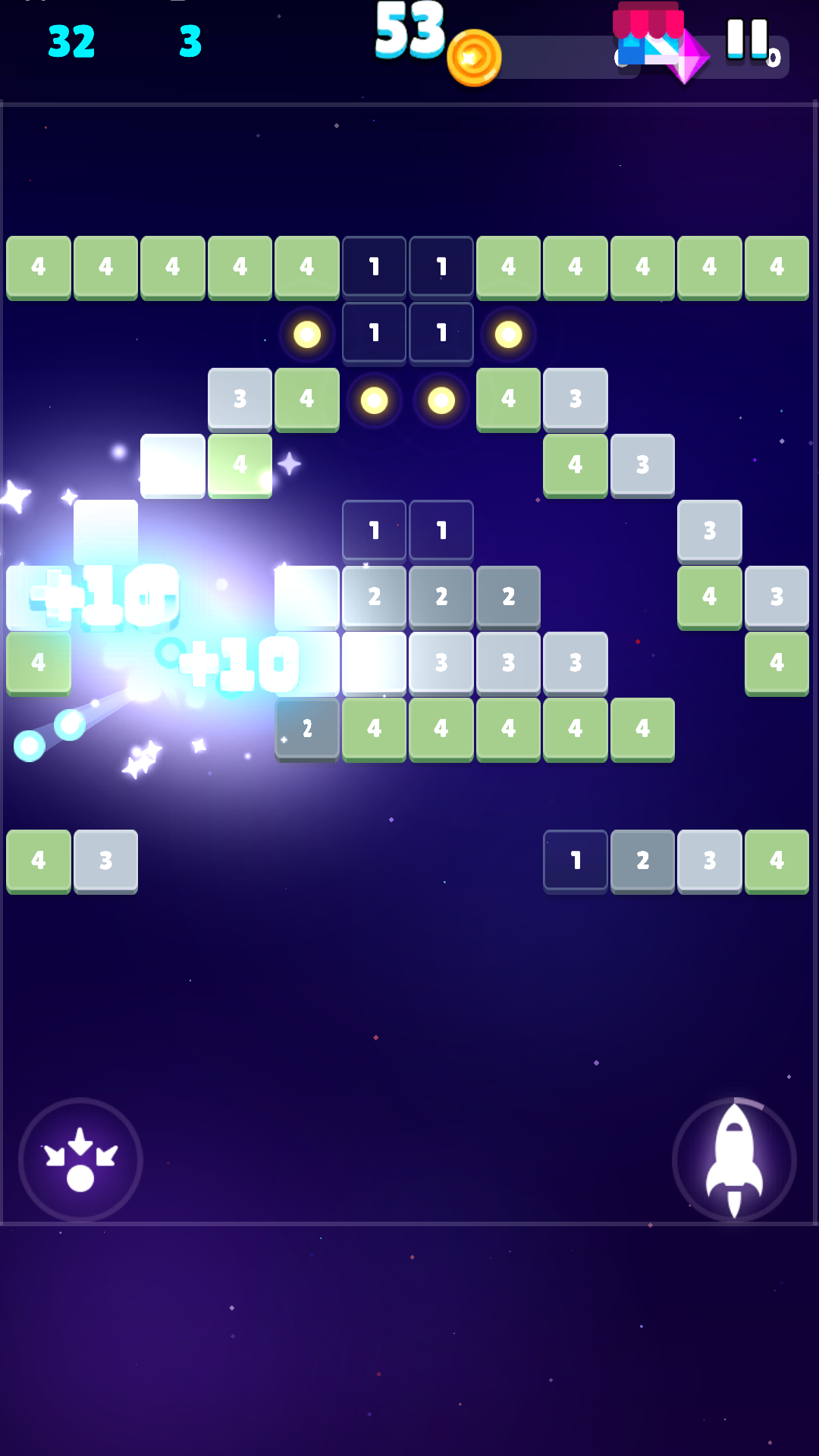 炫彩打砖块游戏截图