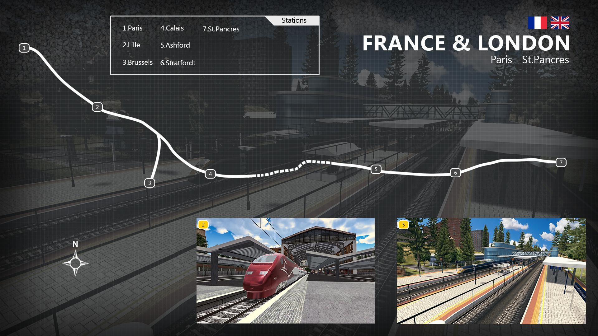 Screenshot of Euro Train Simulator 2