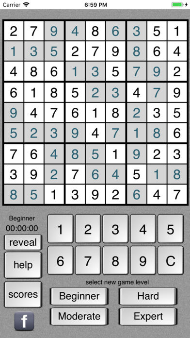 九宫格数独游戏截图