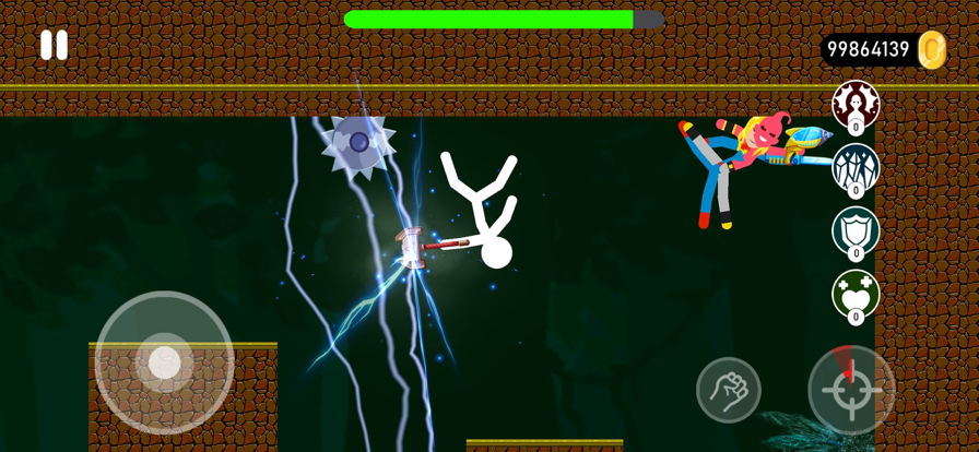 火柴人格斗- 超级英雄大乱斗打架决斗打仗联盟战争动画版小游戏游戏截图