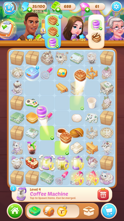 Merge Passion: Love Decor游戏截图