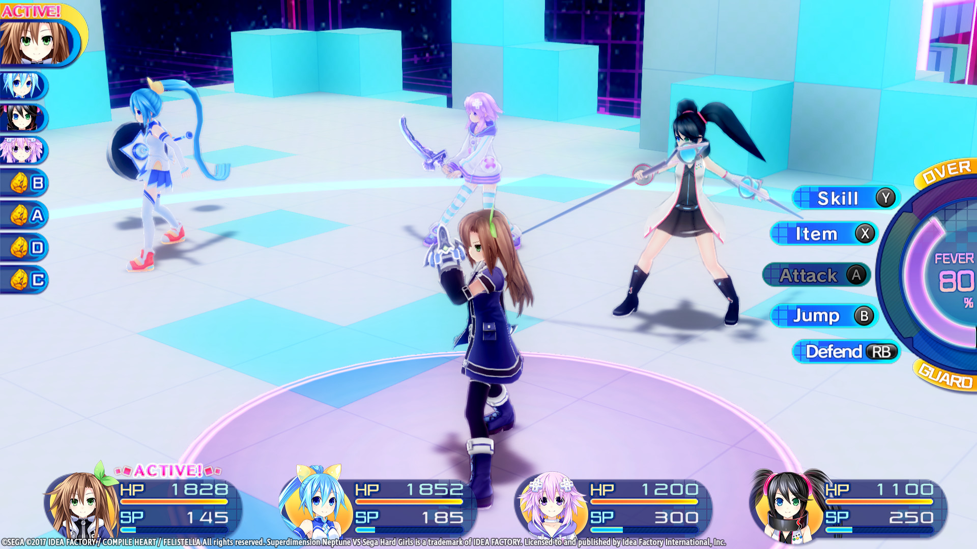 Superdimension Neptune VS Sega Hard Girls游戏截图